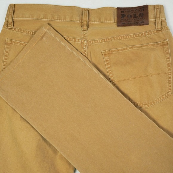 Polo Ralph Lauren Other - Polo Ralph‎ Lauren 650 Straight Leg Pants Mens 32x32 (Fits 32x30) Khaki Twill RL